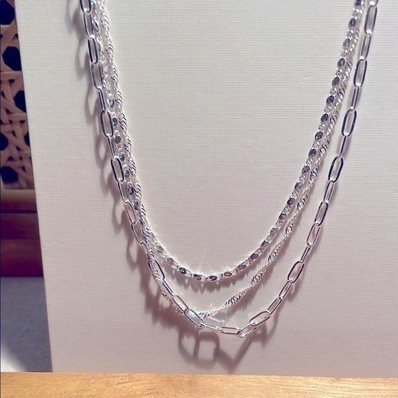 3 chain combo Necklace - Picture 1 of 4